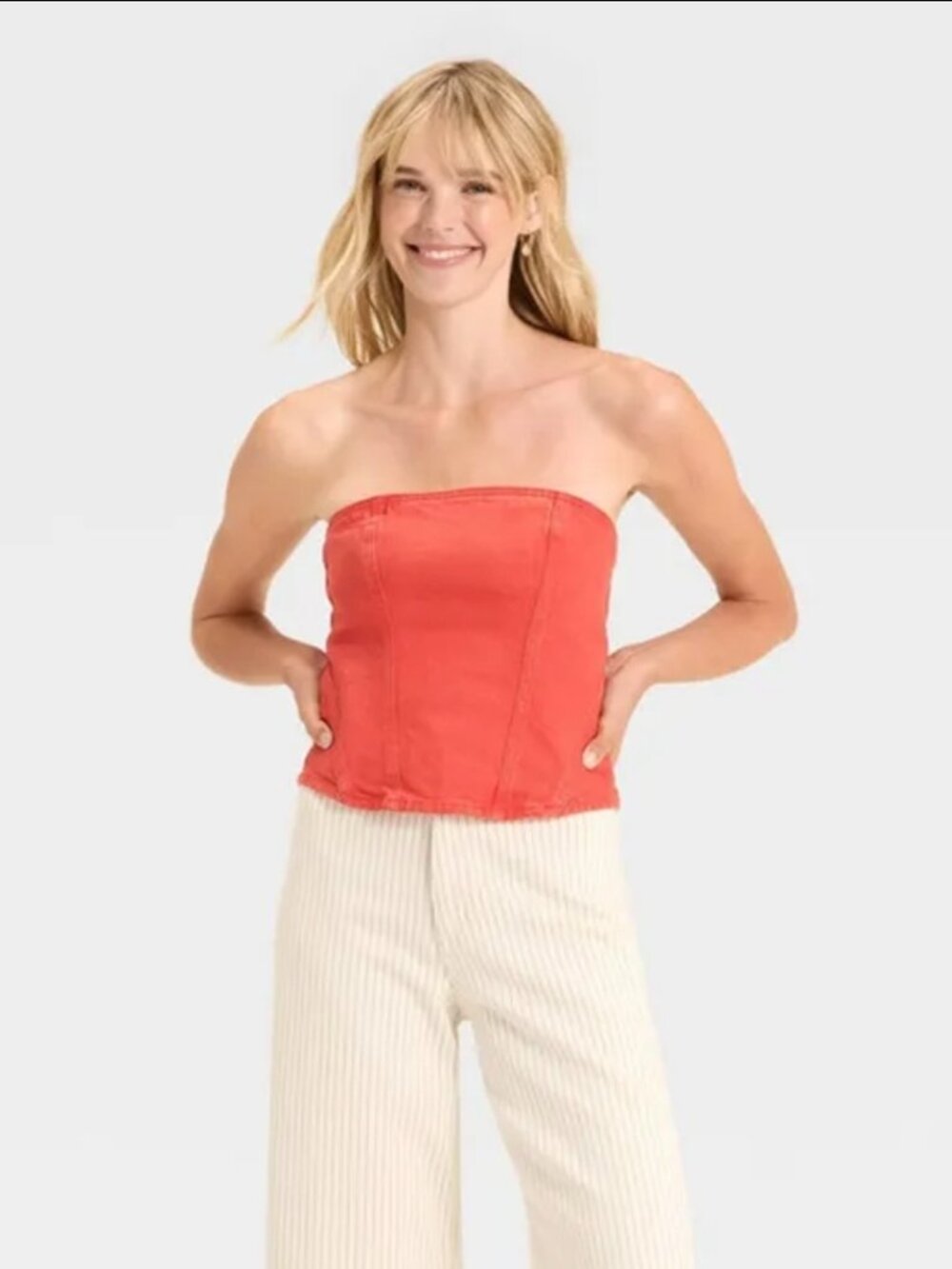 Universal Thread Women's Red Corset NWT multiple sizes available Zipper back